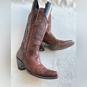 Old Gringo Tall Snip Toe Cowboy Western Boots Womens 7.5 B